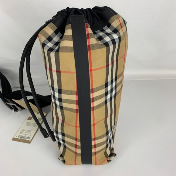 Burberry Handbags - New Burberry Small Check Duffle Bag